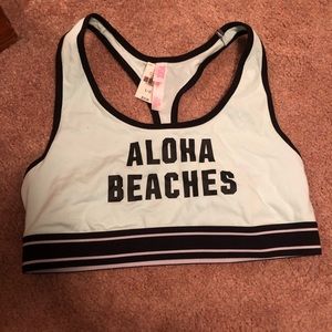 Brand new pink sports bra